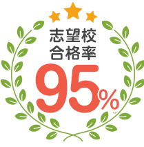 志望校合格率95%